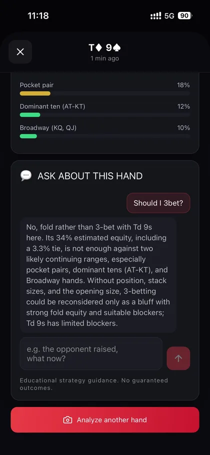 Poker AI - Study chat